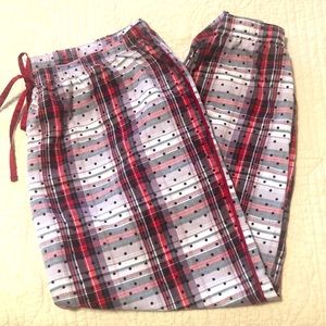 Victoria’s Secret Plaid Lounge pants.